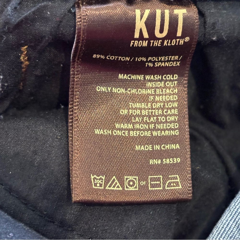 Kut from the Kloth Medium Wash Straight Leg Boyfriend Jeans Women’s Size 8 - Picture 10 of 10